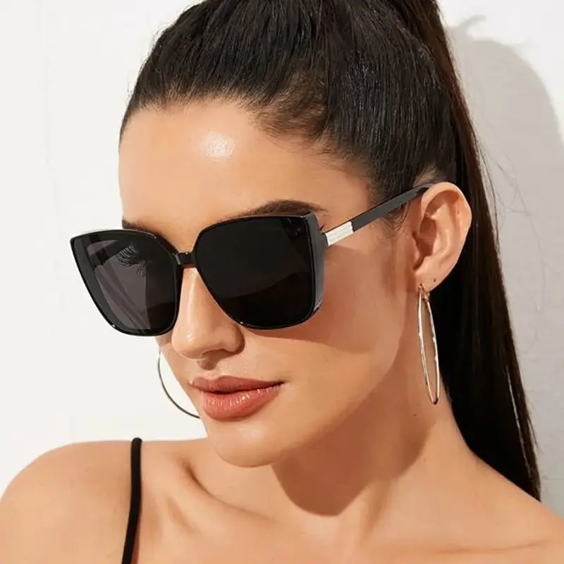 Designer Sunglasses - Vierkante modemerkdesign unisex anti-UV-bril, hoogwaardige retro