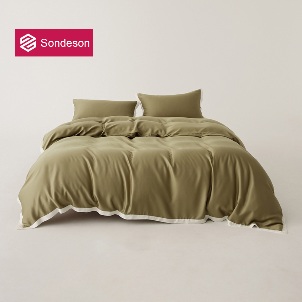 Silk Pillowcase - Sondeson Luxe 100% Moerbeizijde Beddengoed Olijfgroen