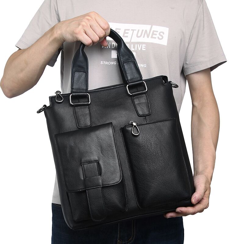 Mannen Verticale Handtas Manne - Leather Briefcase recensie en prijs